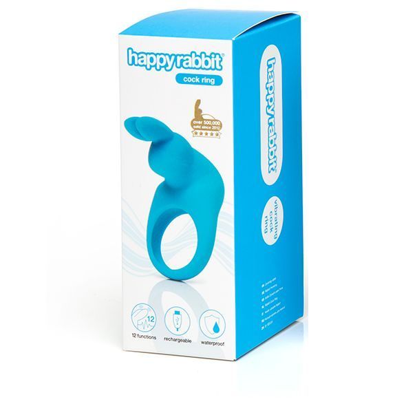 Эрекционное кольцо Happy Rabbit Rechargeable Cock Ring Blue FS84679 фото