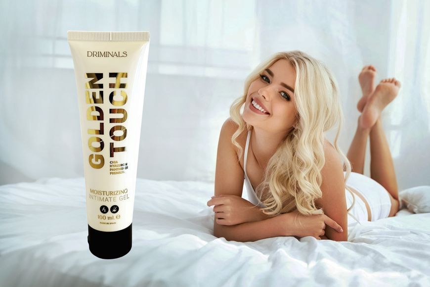 Лубрикант на водній основі Driminals Golden Touch з чіа та гіалуроновою кислотою, 100 мл DR925014 фото