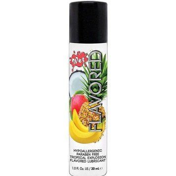 Їстівний лубрикант WET Flavored Tropicical Explosion (Тропічні фрукти) 30 мл WT43079 фото