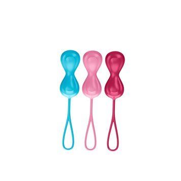 Набір вагінальних кульок Satisfyer Balls C02 double, medium T360067 фото