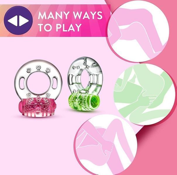 Эрекционное виброкольцо PLAY WITH ME AROUSER VIBRATING C-RING GREEN T331767 фото