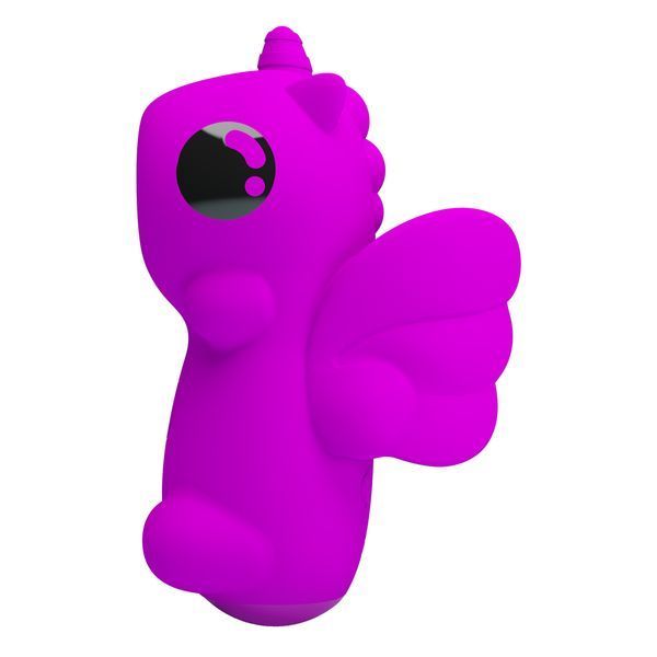 Стимулятор для клітора Pretty Love Magic Unicorn на палець, фуксія, 7.5 см BI-300061 фото
