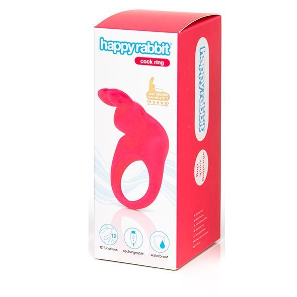 Эрекционное кольцо Happy Rabbit Rechargeable Cock Ring Pink FS84680 фото