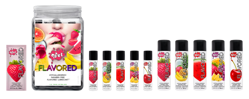 Їстівний лубрикант Wet Flavored Tropical Fruit Explosion (смак тропік) 89 мл WT43065 фото