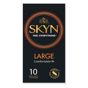 Презервативи ультратонкі великого розміру SKYN Large безлатексні (ціна за пачку, 10 шт.) SK92220 фото