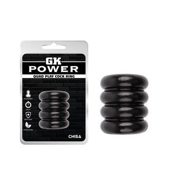 Ерекційне кільце обмежувач Chisa GK Power Quad play Cock Ring 89322 /CN-100308922 фото