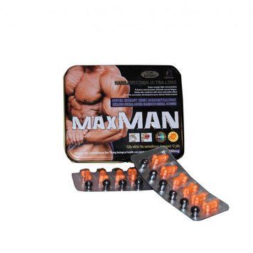 Таблетки для продовження статевого акту Maxman 12 шт 26111-2 фото