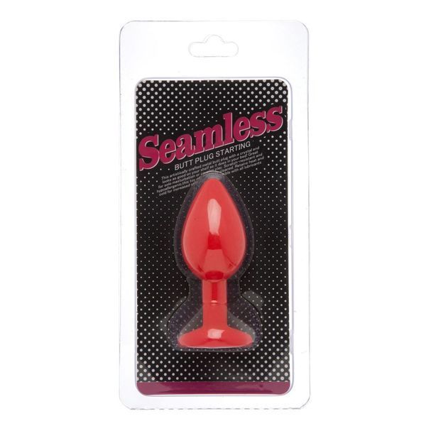 Анальная Pink Silicone Heart White, M 2812473 фото