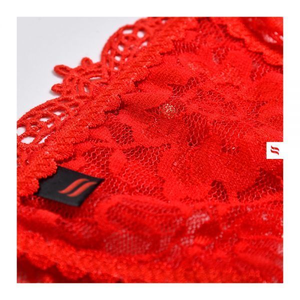 Набор маска+наручники+стринги Obsessive Hetea 3 pcs set red S/M 410645 фото