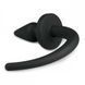 Анальная пробка силиконовая с имитацией собачьего хвоста Easytoys Dog Tail Plug 30 см, черная ET29010 фото 3