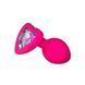 Анальная Pink Silicone Heart White, M 2812473 фото 1