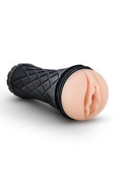 Мастурбатор вагіна в колбі Blush M For Men чорний-бежевий T331090 фото