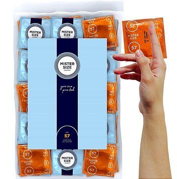 Презервативи ультратонкі Mister Size 57 мм (ціна за 1 шт.) MS4159520000 фото