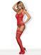 Комбінезон Obsessive Bodystocking F214 червоний S/M/L 410306 фото 3