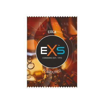 Презервативи зі смаком Коли анатомічні EXS Flavoured Cola веганські (ціна за 5 шт.) 05719/ 400exsmixflav фото