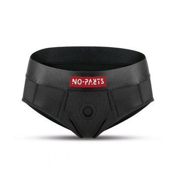 Труси для страпону No-Parts Robin, чорні, L 4214 / NP-03-BLK-L фото
