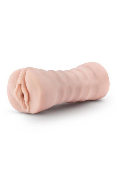 Мастурбатор-вагіна Blush Enlust Destini з віброкулею, бежевий, 11.5 см B332049 фото