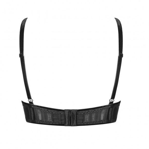 Комплект Noir Handmade бюстгальтер з високою горловиною та трусики, чорний, XL 121418-3 фото