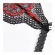 Боді Obsessive Megies з стрепами, що перехрещуються, чорно-червоний, L/XL 410643 фото 6