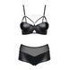 Комплект Obsessive Leatheria 2-pcs set black, S/M 410149 фото 4