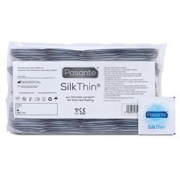 Презервативи ультратонкі Pasante Silk Thin латексні (ціна за упаковку, 144 шт.) 1116KA фото