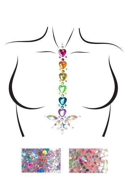 Наклейки-стразы на тело Leg Avenue Adore Body jewels sticker LA0141S фото