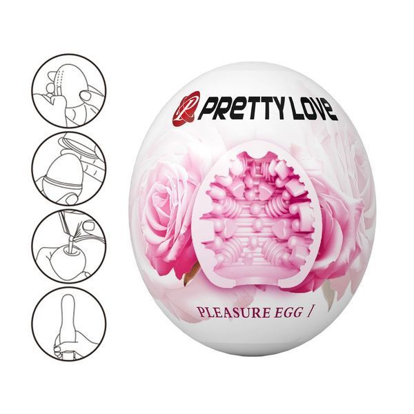 Мастурбатор яйцо PRETTY LOVE Pleasure Egg, розовое 6603ВМ0416 фото