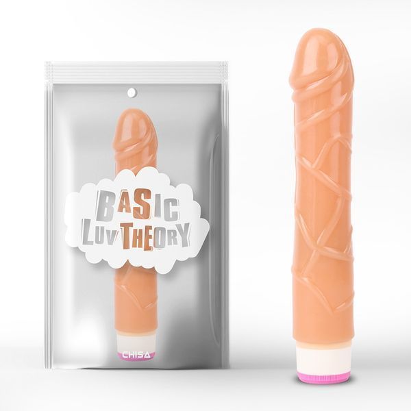 Вибратор реалистичный на батарейках Chisa Basic Luv Theory Pulsator, 23 см (без упаковки) 97197 / CN-131897197 фото