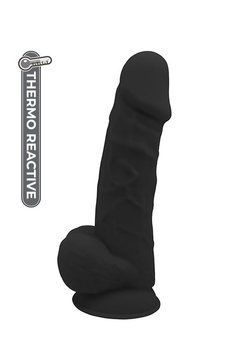 Фалоімітатор термоактивний REAL LOVE 8.5, Black DT21566 фото