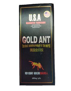 Препарат для потенції USA Gold Ant 1+1 ціна за банку 10 шт B16408 фото