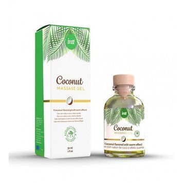 Масажний гель для інтимних зон з розігріваючим ефектом Intt Coconut та ароматом кокосу, 30 мл IN73912 фото