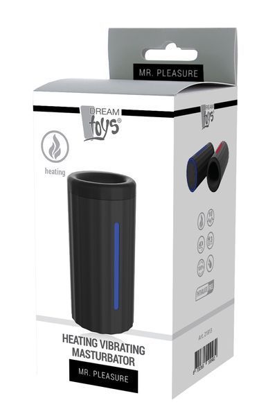 Мастурбатор з функцією нагріву і вібрацією Tream Toys MR PLEASURE DT21813 фото