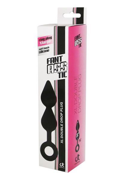 Анальна пробка з кільцем подвійна Dream Toys FANTASSTIC XL DT22000 фото