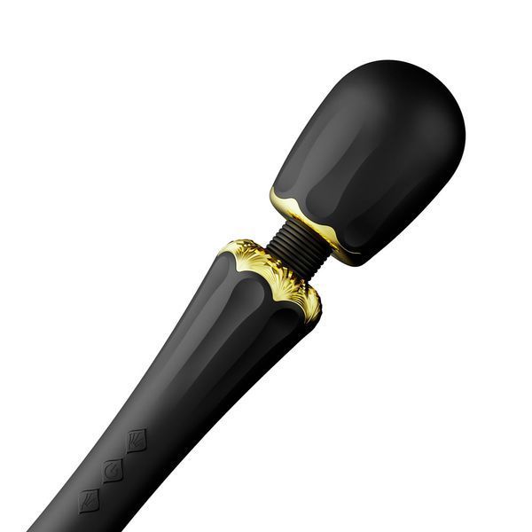 Вібратор мікрофон з насадками Zalo Kyro Wand Obsidian Black ZL02404 фото