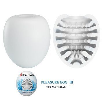 Мастурбатор яйце Pretty Love Pleasure Egg білий 6603ВМ0418 фото