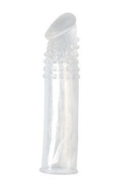 Насадка, що подовжує Seven Creations Lidl Extra Silicone Penis Extension прозора DT50146 фото