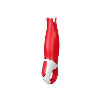 Вібратор у формі Квітки з м'якими пелюстками Satisfyer Vibes Power Flower, червоний T360062 фото