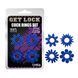 Набор эрекционных колец Chisa GK Power Cock Rings с разными структурами, синие 58236 /CN-330358236 фото 1