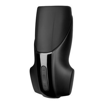 Мастурбатор із вібраціями в елегантному дизайні Satisfyer Men Vibration, чорний T360051 фото