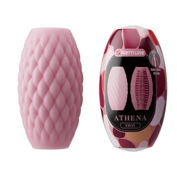 Мастурбатор яйце PRETTY LOVE Athena Eros рожеве, 7.6 х 4.2 см BM-00900T99-1 фото