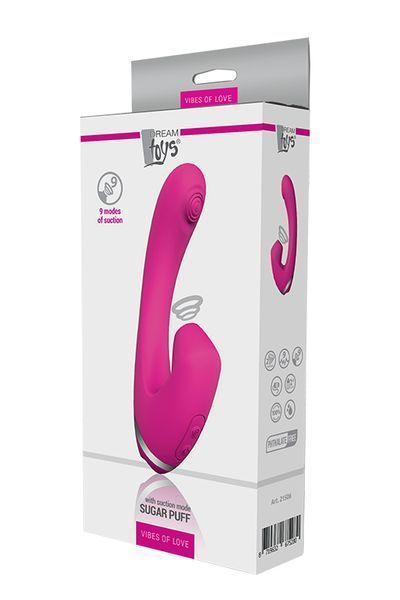 Подвійний вібратор Dream Toys VIBES OF LOVE SUGAR PUFF DT21506 фото