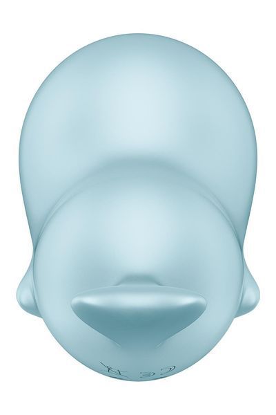 Вакуумный стимулятор Satisfyer Sassy Seal с вибрацией, голубой, 9.5 см S360636 фото