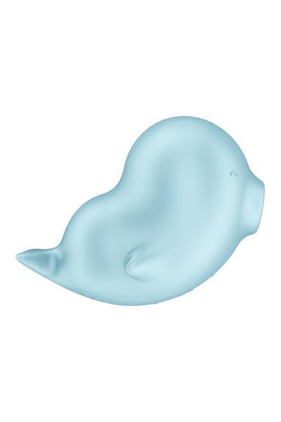 Вакуумный стимулятор Satisfyer Sassy Seal с вибрацией, голубой, 9.5 см S360636 фото