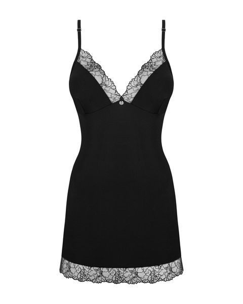 Пеньюар и стринги Obsessive Bella Rou M/L 411235 фото
