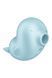 Вакуумный стимулятор Satisfyer Sassy Seal с вибрацией, голубой, 9.5 см S360636 фото 4
