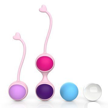 Набір вагінальних кульок Every Night Toys Lorinda рожевий з різнокольоровими кульками 20595 /YAI 010K1 фото