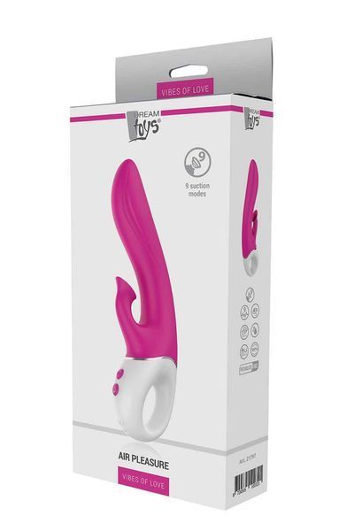 Подвійний вібратор Dream Toys VIBES of LOVE AIR PLEASURE DT21797 фото