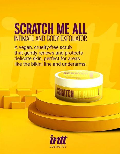 Скраб для тела Intt SCRATCH ME ALLLL! гель с микросферами, 100 мл IN16363 фото