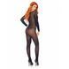Бодістокінг з довгими рукавами чорний Leg Avenue Long Sleeves Bodystocking 8297 фото 4