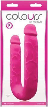 Подвійний фалоімітатор COLOURS DP PLEASURES PINK T280767 фото